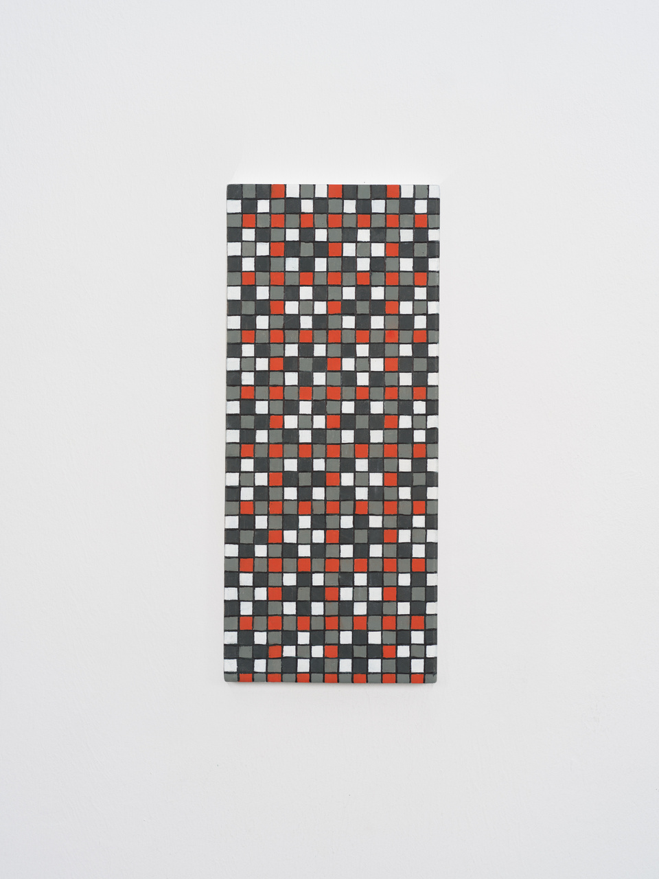 Katharina Schilling — Eirene, oil on wood, 35 x 15 cm, 2025