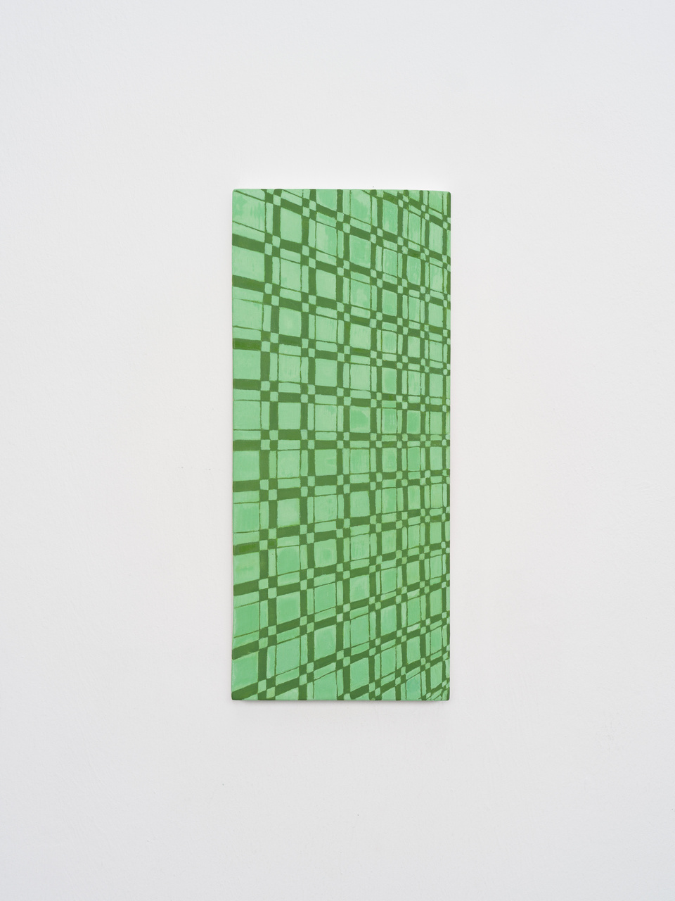 Katharina Schilling — Ball of The Burning, oil on wood, 35 x 15 cm, 2025
